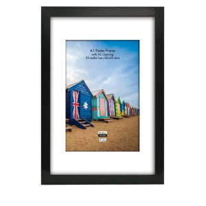 Brighton A1 Frame with A2 Opening Black