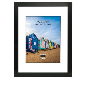 Brighton A2 Frame with A3 Opening Black