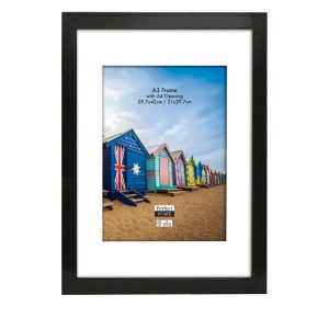 Brighton A3 Frame with A4 Opening Black