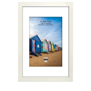 Brighton A1 Frame with A2 Opening White