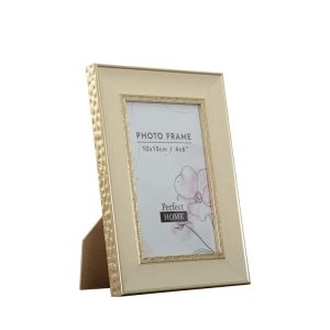 Lexi 4x6 Inch White/Champagne