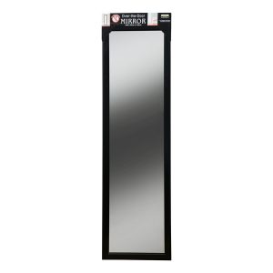 Over The Door 30x120cm Mirror Black